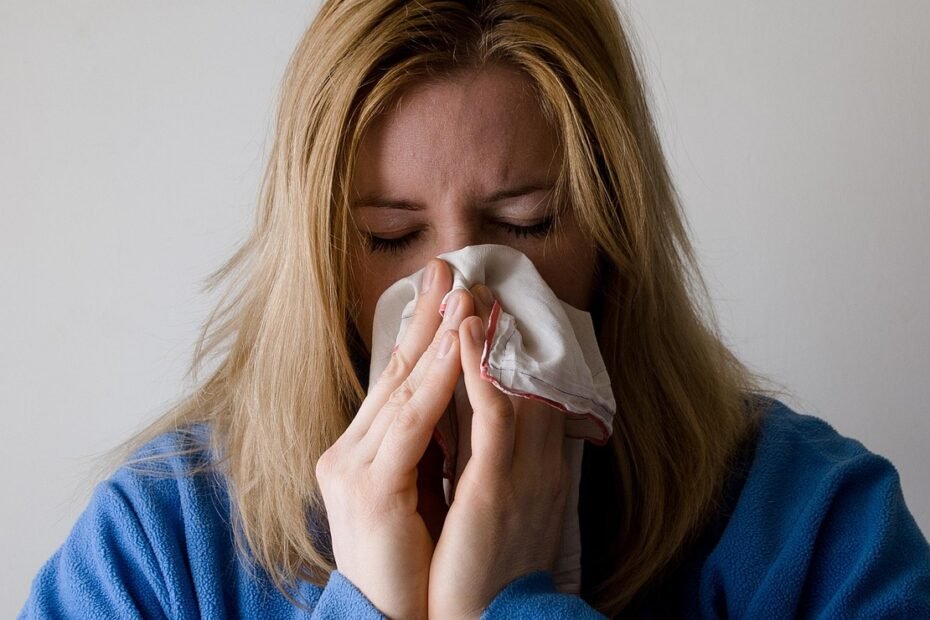woman, sneeze, blowing nose, influenza, flu, illness, tissue, blond, female, person, face, hands, lady, handkerchief, sneeze, sneeze, sneeze, sneeze, sneeze, flu, flu, flu